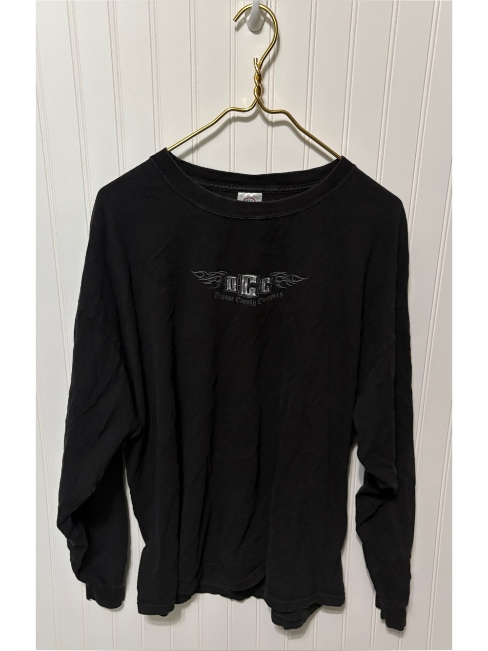 Orange County Choppers OCC Black Vintage Y2K Tee T Shirt Mens Size XXL 2XL